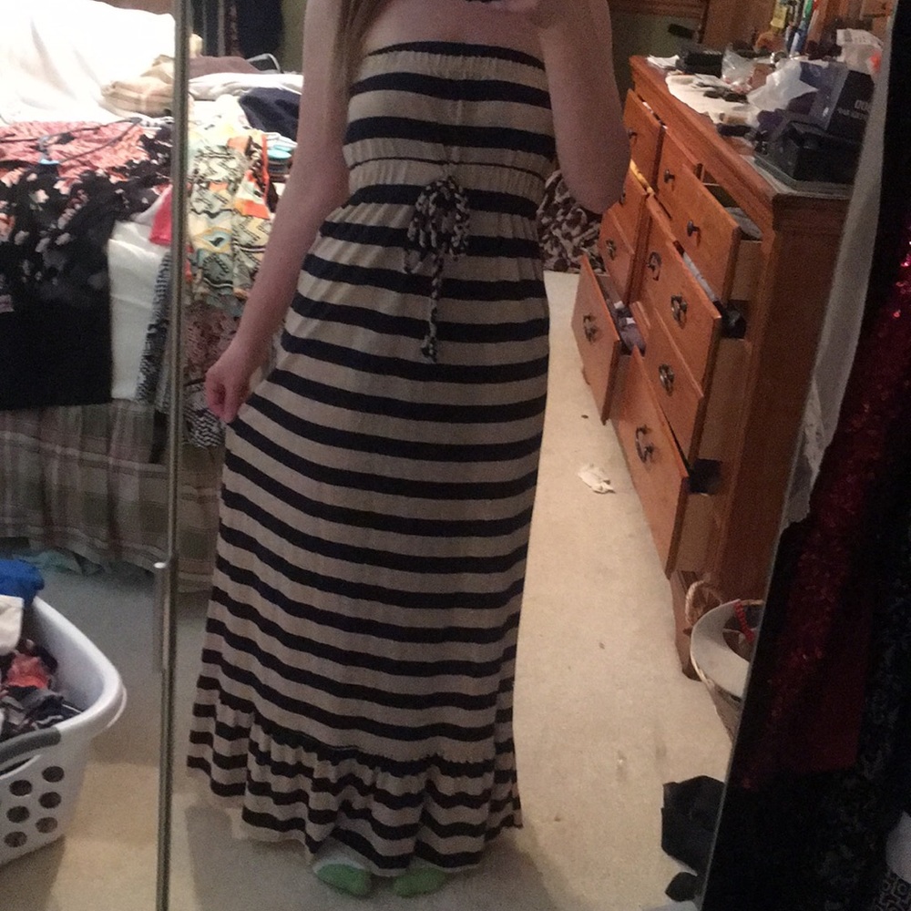 Tube top maxi dress